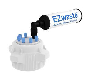 EZwaste® Safety Vent VersaCap® 83B, 6 Ports for 1/16'' OD Tubing and a Chemical Exhaust Filter