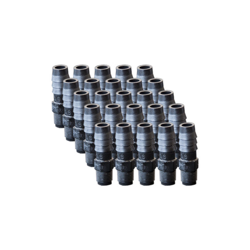 EZwaste® Replacement 1/8" MNPT x 3/8" HB fittings, 25/pack