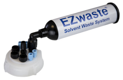 EZWaste® UN/DOT Filter Kit, VersaCap® S70, 4x 1/8" & 3x 1/4" ports - Lab waste disposal system by Foxx Life Sciences | img_1 | Foxx Life Sciences Global | shopfls.com