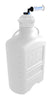 EZwaste® XL Safety Vent Carboy 40L High Density Poly Ethylene (HDPE) with VersaCap® 120mm, 4 Ports for 1/8
