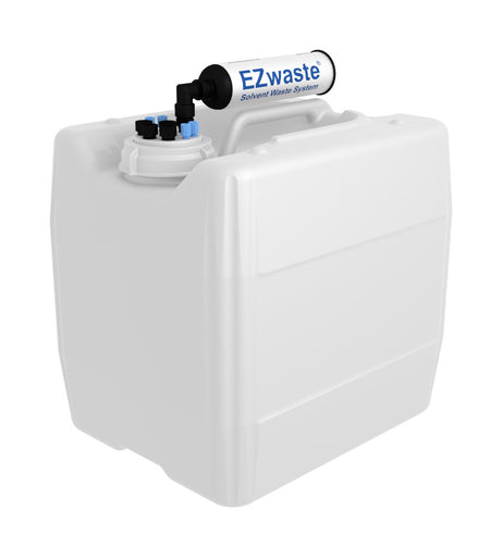 EZwaste® UN/DOT, VersaCap® 70S , 4 ports for 1/8" OD Tubing, 4 ports for 1/4" OD Tubing with 13.5L Container