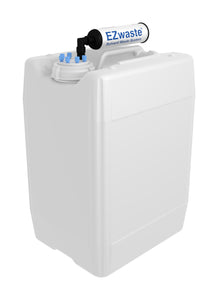 EZwaste® UN/DOT Filter Kit, VersaCap® S70 , 6 ports for 1/8" OD Tubing with 20L Container
