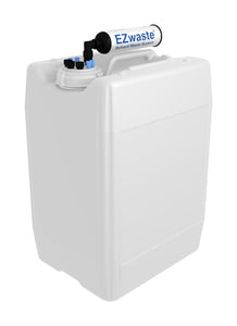 EZwaste® UN/DOT Filter Kit, VersaCap® S70 , 4 ports for 1/8" OD Tubing, 3 ports for 1/4" OD Tubing with 20L Container