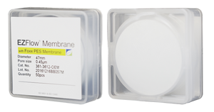 EZFlow® Membrane Disc Filter, PES, 0.45µm, 47mm, Non-Sterile, 50/pk