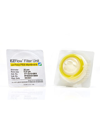 EZFlow® 25mm Sterile Syringe Filter, .2µm PES, 100/pack - Laboratory-grade filter for research and bioprocessing. | img_1 | Foxx Life Sciences Global | shopfls.com