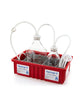 Vactrap™ G, 3L + 1L, Glass Bottles, Red Bin, GL45 Cap w/1/4