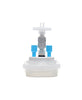 HPLC Solvent Reservoir ChromCap™ 300 Assembly, GL45, Class VI Polytetrafluoroethylene (PTFE) Adapter,  2 Ports for 3.2mm(1/8