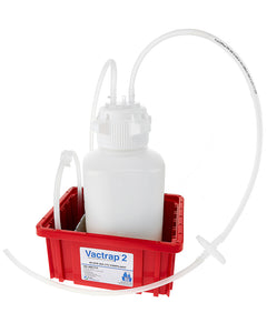 Vactrap™2, Polypropylene (PP) (Autoclavable), 4L, Red Bin, 1/4" ID Tubing