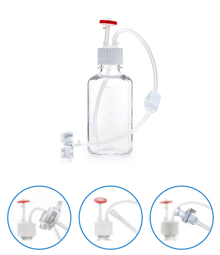 EZBio® MTO 500mL Bottle Assembly, 38-430 VersaCap®, 10/cs