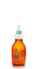 HPLC Solvent Reservoir Bottle Assembly, GL45, 500mL Amber, Class VI Polytetrafluoroethylene (PTFE) Adapter,  6 Ports for 3.2mm(1/8