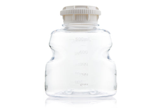 EZLabpure™ Media Bottle PETG, 500mL, GL45 Closed VersaCap®, Sterile, 24/cs