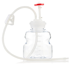 EZBio®pure Titanium Round MTO 500mL Bottle Assembly, GL45 VersaCap®, 10/CS