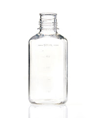 EZBio® Bottle, Polycarbonate (PC), Non-Sterile, 500mL, No Cap, pk/12