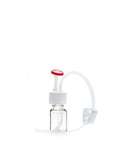EZBio® Single-Use Bottle Assembly - 60mL 38-430 VersaCap - Polycarbonate (PC) Vented w/DipTube - 10/cs