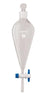 Borosil® Funnels, Separatory, Pear-Shaped, Polytetrafluoroethylene (PTFE) Stopcock, 2L, 29/32, CS/10