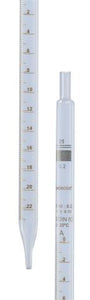Borosil® Pipettes, Serological, Class B, 1.0mL x 0.10mL, CS/20
