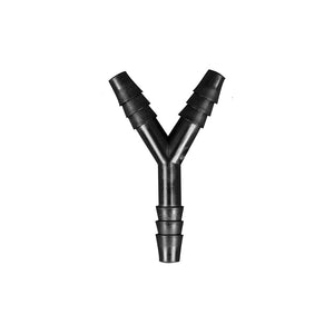 Y Connector Fitting Pack, Polypropylene, 1/4