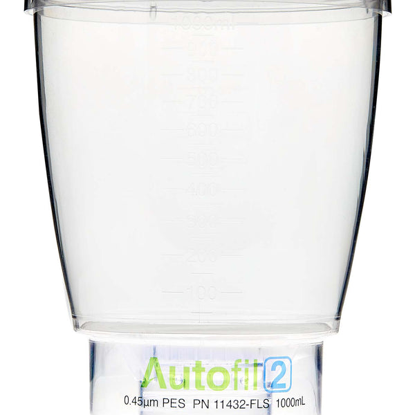 Autofil® 2 Bottle Top Filtration, Funnel Only, 1L, 0.10 µm PES, Sterile, 12/cs