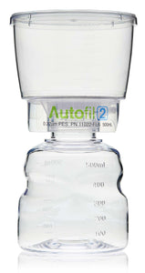 Autofil® 2 Bottle Top Filtration, Full Assembly, 500 mL, 0.10 µm PES Unit, Sterile, 12/cs