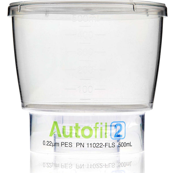 Autofil® 2 Bottle Top Filtration, Funnel Only, 500 mL, 0.22 µm PES, Sterile, 12/cs