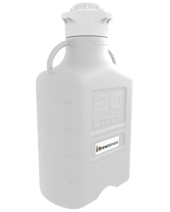 Brewtainers High Density Poly Ethylene (HDPE) 20L (7 Gal Max) Homebrew Yeast Container with leakproof Tight Sealed 83B Cap