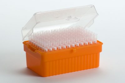 Foxx BioPointe Low Retention Racked Filter Barrier Pipette Tips, 200µl, New Style, Sterile, 960/CS