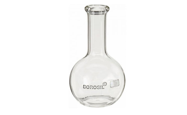 Borosil® Flasks, Boiling, Flat Bottom, Ground Glass Neck, 250mL, 24/29 ...