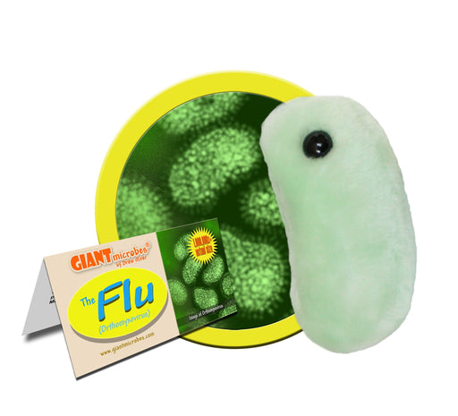 Flu (Orthomyxovirus) - GIANTmicrobes® Plush Toy Default Title - LabRatGifts - 1