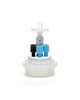 HPLC Solvent Reservoir ChromCap™ 300 Assembly, GL45, Class VI Polytetrafluoroethylene (PTFE) Adapter,  4 Ports for 3.2mm(1/8