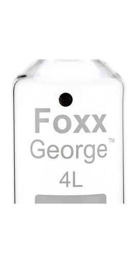George™ Roller Bottle, 4L, GL45 Screw Neck, 3.3 Borosilicate Glass, 4/CS
