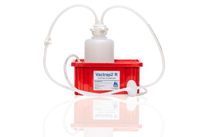 Vactrap2™ Round, 2L, Polypropylene (PP), Red Bin, 1/4