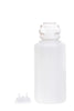 Round EZLabpure™ Polypropylene (PP) Vacuum Bottle, 1L,  Open VersaCap® 53B, With Closed and  2x1/8