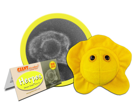 Herpes (Herpes Simplex Virus-2) - GIANTmicrobes® Plush Toy Default Title - LabRatGifts - 1