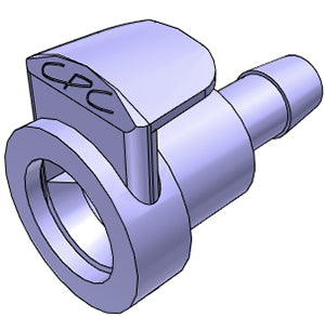 CPC MPC Connector, Female MPC to 1/4" HB, PC, Non-Valved; MPC17004T03