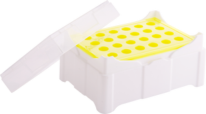 Abdos Polycarbonate PCR Freezer Color Change Rack, Polypropylene (PP) with 96 Places in a 12 X 8 Array, 1/EA