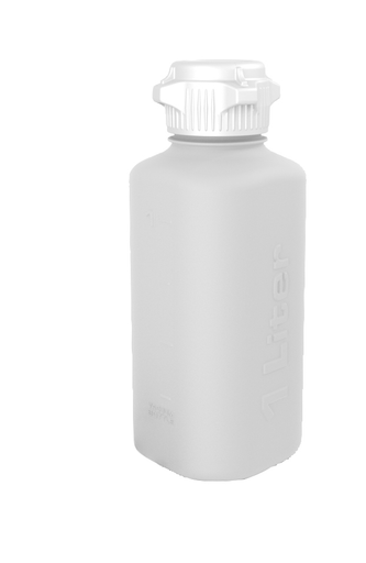 HDPE Vacuum bottle for laboratory use