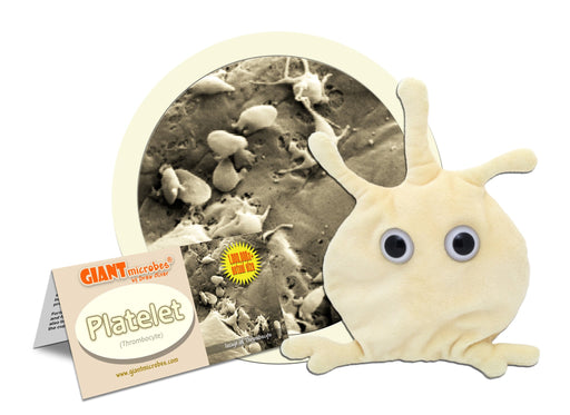 Platelet (Thrombocyte) - GIANTmicrobes® Plush Toy Default Title - LabRatGifts - 1