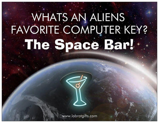 "The Space Bar" - Magnet  - LabRatGifts