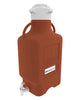 Brewtainers High Density Poly Ethylene (HDPE) Amber Light Blocking 20L (7 Gal Max) Homebrew Yeast Spigoted Despensing Container with leakproof  Tight Sealed 120mm Cap