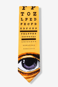 Vintage Snellen Eye Chart Tie