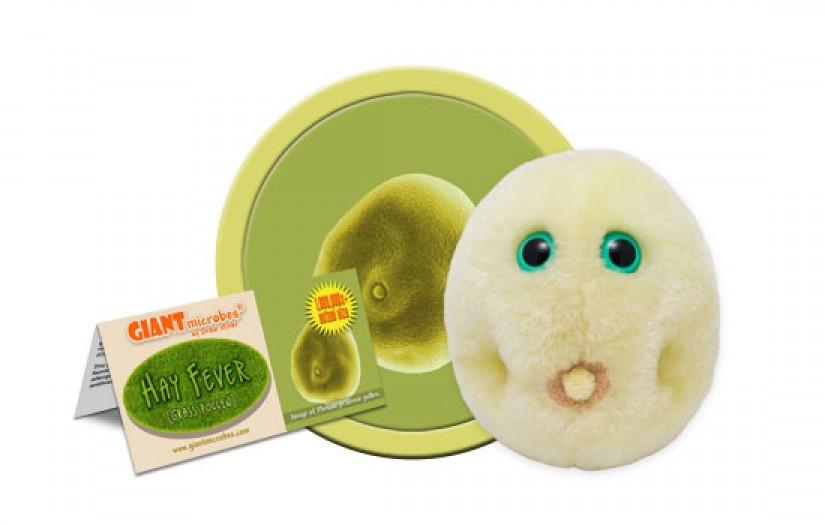 Pollen Toy Hay Fever (Grass pollen) - GIANTmicrobes® Plush Toy | GM544