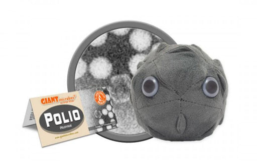 Polio (Poliovirus) - GIANTmicrobes® Plush Toy  - LabRatGifts - 1