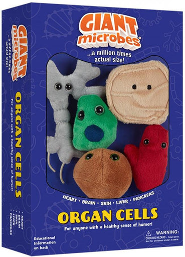 Organ Cells - GIANTmicrobes® Plush Toy Gift Box  - LabRatGifts - 1
