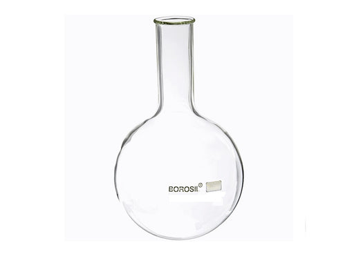 Borosil® Flasks, Boiling, Round Bottom, Beaded Rim, 500mL, CS/20