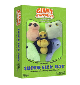Super Sick Day - GIANTmicrobes® Plush Toy Gift Box