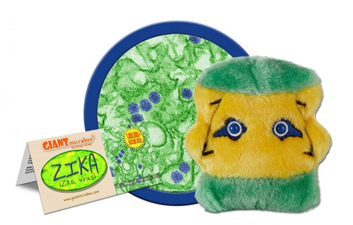 Zika (Zika Virus) - GIANTmicrobes® Plush Toy  - LabRatGifts - 1
