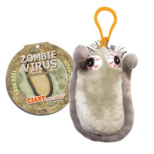 Zombie Virus (Pithovirus Sibericum) - GIANTmicrobes® Keychain